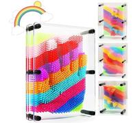Pin Art Toy 3D Pin Art Impression Toy Colorful Pin Art Sculpture 3D Pin Art Sculpture pour adultes enfants Décoration de bureau à domicile