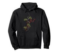 Pin avec Baies Rouges - Zen Nature Design Sweat à Capuche