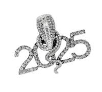 Pin De Broche Serpent À La Mode 2025 ÉLECTEMENT 2025 Snake En Forme Serpent Accessoire Badge Pour Épingle D'événement Du Festival