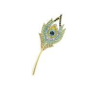 Pin De Paon En Métal Unique Avec Conception À La Mode Accessoire De Soirée Formelle Adaptée Fêtes Et Bureau Utiliser La Broche En Alliage