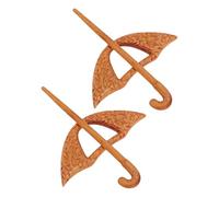 Pin de Parapluie en Bois, Broche en Bois Sweet Robuste et épingle pour Décoration avec Couleur de D'origine, Fixation Sûre, Adaptée au Col, Robes, Pulls, Foulards,