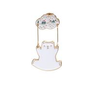 Pin de sécurité broche broche broche badge broche épingle à revers animaux mignons à Harajuku, Japon, renard, koala, arctique, sac de panda, badge, broche à col, broche, nuage d'ours blanc