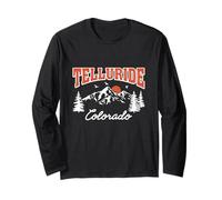 Pin des Montagnes Rocheuses du Colorado Telluride Rugged Peaks Manche Longue