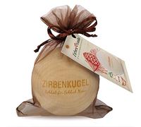 Pin Famille Original zirbenkugel gorgée, Bois, Naturel, 7 x 7 cm