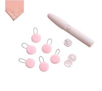 Pin-Free Quilt Fixing Clip, 8Pcs Duvet Clips and Threading Tool, Soft Duvets Snaps to Hold Comforter Inside, Needle-Free Invisible Duvet Cover, for Quilts Blanket Sheet (Pink)