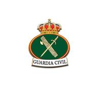 Pin Guardia Civil Espagne relief mesure 1,9 x 2,2 cm - Poids 3 g