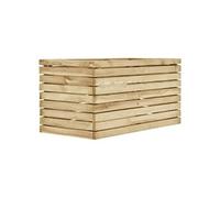 vidaXL Lit surélevé 100x50x50 cm Bois de pin imprégné