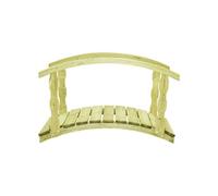 Pont de jardin avec balustrade - VidaXL - 170x74x105 cm - Bois de pin imprégné - Résistant aux intempéries
