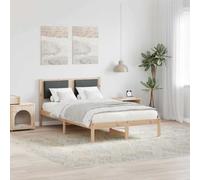 Pin Massif Design Moderne Gris 120 x 200 cm