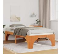 Pin Massif Moderne Minimaliste 80 x 200 cm Marron