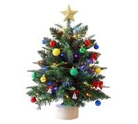 Pin miniature, décoration de table de vacances, décoration de salon et de bureau, lueur chaude à DEL pré-éclairée, crée une ambiance festive instantanée, fournitures d'hiver, petite taille de 45,7 cm