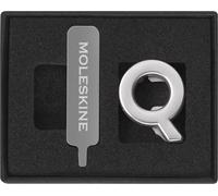 Pin Moleskine pour Carnet ou Agenda Lettre Q, Épingle Lettre, Personnalisez la Fermeture Élastique, Idée Cadeau Personnalisée, Couleur Argentée
