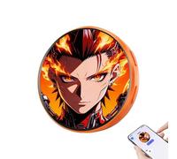Pin numérique | Badge Portable avec Écran Tactile LED et Affichage Numérique - Épinglette De Chapeau Intelligente,Accessoire de Mode pour Femme Fan d'Anime, à Fixer sur Sac à Dos, Vêtements et Chapeau