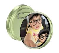Pin numérique - Écran Tactile IPS Portable Connecté,Badge LED Digital pour affichage photo et vidéo - Pour les fêtes les voyages les vacances les conventions les fandoms les collectionneurs les fans