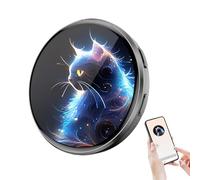 Pin numérique pour Sac,Écran 1,7 Pouces pour Affichage d'de Jeu - Badge numérique avec Affichage Photo,pour collectionneurs, Salons, événements, fêtes à thème, Cosplay, Adultes, Ados,