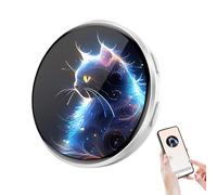 Pin numérique pour Sac,Écran Tactile Jeu Vidéo,Badge Intelligent Portable - pour Fêtes à Thème, Salons, Voyages, Bureau à Domicile, Shopping, Cosplay, Événements, Concerts, Fans,