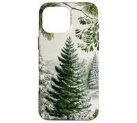 Pin, Paysage d'hiver et Neige, forêt Coque pour iPhone 16 Pro Max
