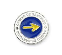 Pin’s/Broche Flèche de Saint-Jacques ronde