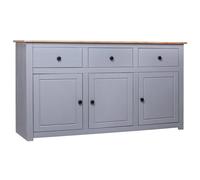 Pin Solide Buffet 135x40x80 cm Commode Dressoir Armoire Rangement Salon vidaXL