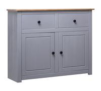 Pin Solide Buffet Blanc 93x40x80 cm Commode Dressoir Armoire Rangement vidaXL