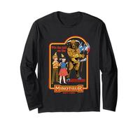 Pin The Tail Minotaur Sarcastic Retro Funny Adult Humor Manche Longue