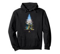 Pin Tree Nature Lover Forest Randonnée Camping Randonnée Outdoor Sweat à Capuche