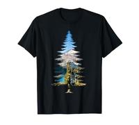 Pin Tree Nature Lover Forest Randonnée Camping Randonnée Outdoor T-Shirt