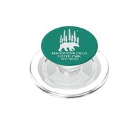 Pin Trees on A Bear Vintage Blackwater Falls West Virginia PopSockets PopGrip pour MagSafe