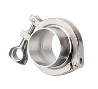 Pin Tri Clamp, Ensemble de colliers serrage sanitaires en acier inoxydable 304 avec virole à souder et joint PTFE ou silicone, plusieurs tailles disponibles(108mm X OD 119mm)