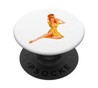 Pin Up Girl - Figurine vintage PopSockets PopGrip Interchangeable