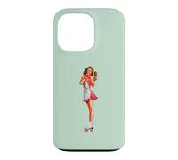 Pin Up Girl Pretty Brunette Patins à roulettes Jambes Coque pour iPhone 13 Pro