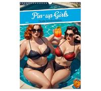 Pin-up Girls - Dralle Schönheiten (Wandkalender 2026 DIN A3 hoch), CALVENDO Monatskalender: Ein Kalender voller verführerischer, freizügiger ... Glamour und moderner Sinnlichkeit.