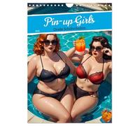 Pin-up Girls - Dralle Schönheiten (Wandkalender 2026 DIN A4 hoch), CALVENDO Monatskalender: Ein Kalender voller verführerischer, freizügiger ... Glamour und moderner Sinnlichkeit.