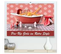 Pin-Up Girls im Retro Style by Mausopardia (hochwertiger Premium Wandkalender 2026 DIN A2 quer), Kunstdruck in Hochglanz: Eine Reise in die 50er Jahre mit Oldtimern und sexy Pin-Up Girls.