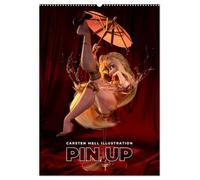 Pin Up Kalender Carsten Mell (Wandkalender 2026 DIN A2 hoch), CALVENDO Monatskalender: Kalender mit 12 Pin Up Motiven