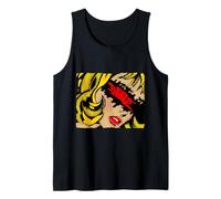 Pin-up Pop Art Style BD Graffiti Tag Étiquette Interdite Débardeur