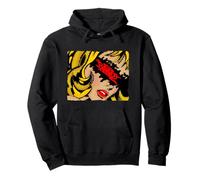 Pin-up Pop Art Style BD Graffiti Tag Étiquette Interdite Sweat à Capuche