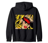 Pin-up Pop Art Style BD Graffiti Tag Étiquette Interdite Sweat à Capuche