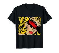 Pin-up Pop Art Style BD Graffiti Tag Étiquette Interdite T-Shirt
