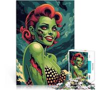 Pin-up Zombie Puzzles pour Adolescents de 1000 pièces pour s'amuser en Famille Activités Amusantes à la Maison, Cadeaux d'anniversaire, Cadeaux de Voyage, 38x26cm