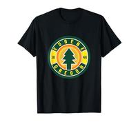Pin Vintage Eugene Oregon Pacific Northwest Vintage en extérieur T-Shirt