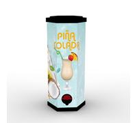 Piña Colada sans alcool CHAPEAU - Le goût des Caraïbes, sans conséquences | 3 L Bag in Box Hexagonal | Sans sucre ajouté | Idéal pour les femmes enceintes, les conducteurs et les personnes de bon goût
