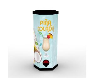 Piña Colada sans alcool CHAPEAU - Le goût des Caraïbes, sans conséquences | 3 L Bag in Box Hexagonal | Sans sucre ajouté | Idéal pour les femmes enceintes, les conducteurs et les personnes de bon goût