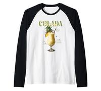 Piña Colada Vintage Drink O'Clock Tropical Cocktail Manche Raglan