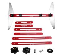 Pinafresa Gabarit de profil d'étagère, outil de mesure de profilé, règle de mesure, modèle de profilé