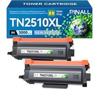PINALL TN2510XL Compatible avec Brother HL-L2400DWE MFC-L2800DW DPC-L2627DW