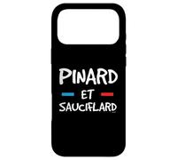 Pinard & Sauciflard Humour Homme Femme Apéro Vin & Saucisson Coque pour iPhone 17 Pro Max