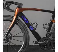 Pinarello Dogma F 2025 Autocollant avec logo de cadre à changement de couleur, résistant aux UV, découpes précises (bleu saphir métallique super brillant)