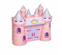 PIÑATA À CASSER CHÂTEAU FORT PRINCESSE ROSE