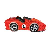 PIÑATA À CASSER SUPERCAR 41X24X16CM ROUGE